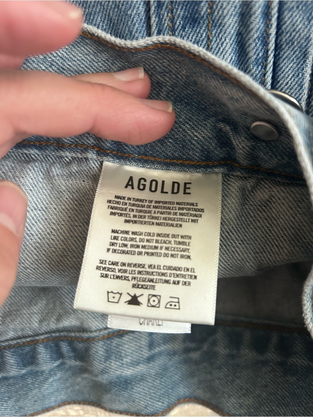 AGOLDE Charli Oversized Denim Jacket - Picture 4 of 12